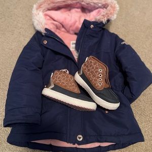 Toddler Girls Winter Coat 3T